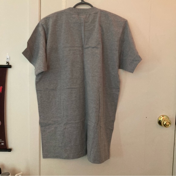 Vintage Quebec tourism heather grey tee with quality embroidered maple leaf - Picture 7 of 7